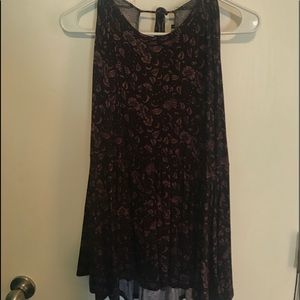 bell sleeve floral top